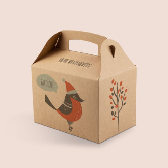 Giebelbox Weihnachten: Vogel