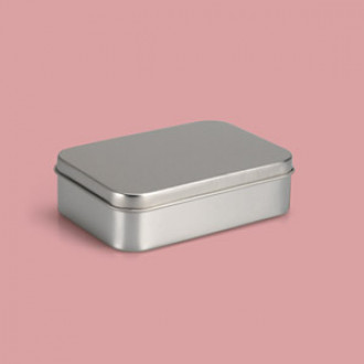 Seifendose Metall - 10,7 x 7,3 x 2,8 cm