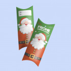 Bedruckte Kissenverpackung im Weihnachtsstil