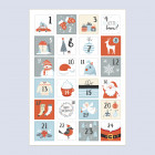 Aufkleber für Adventskalender